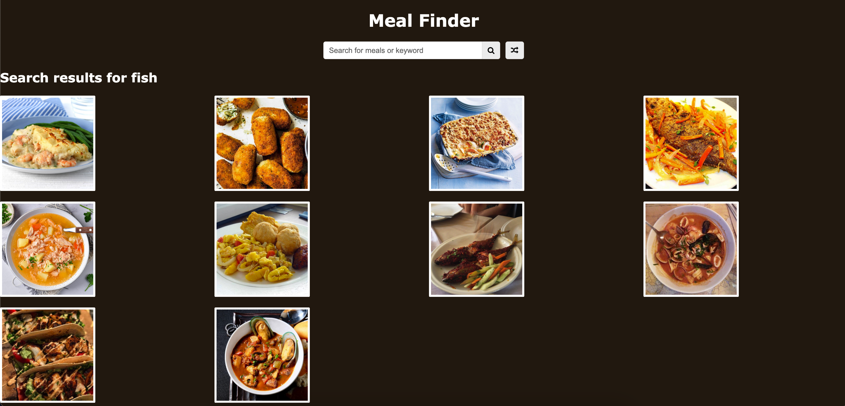Meal Finder
